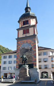 William Tell Monument in Altdorf, Switzerland